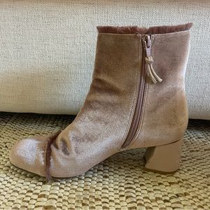 Stuart Weitzman On The Fringe Velvet Boot